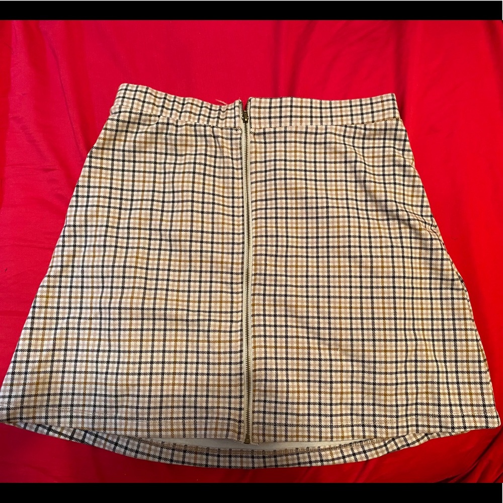 Plaid skirt